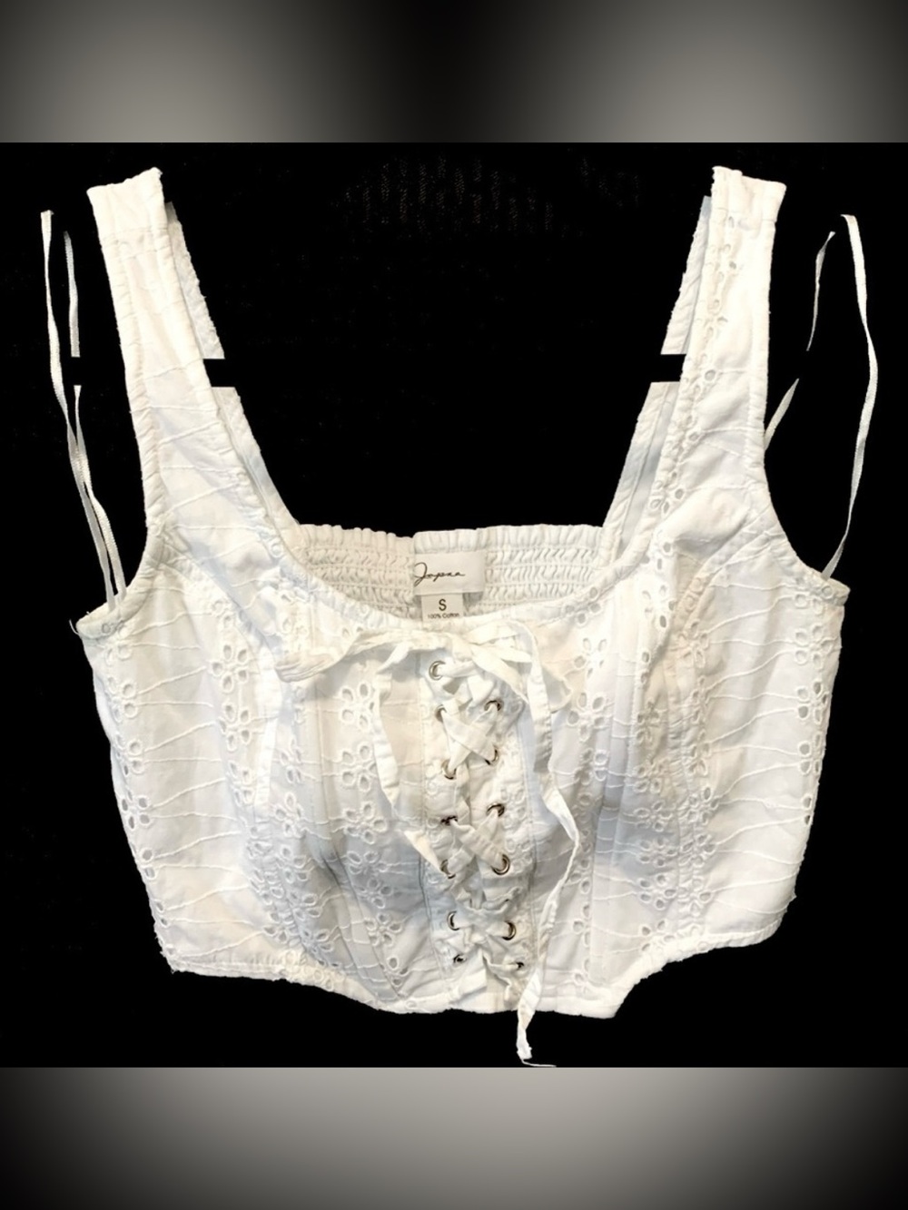 Japna Eyelet Lace Corset Top